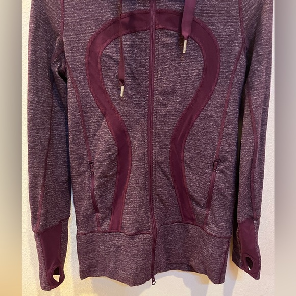 Lululemon Women’s Original Scuba Full Zip Hoodie Sweatshirt Magenta Size 4 - Picture 3 of 7